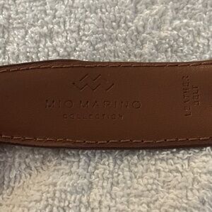 Mio Marino Tan Leather Belt